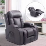 Killabee Relaks fotelja sa rotacijom od 360° Hudson 1292 - Black Cene