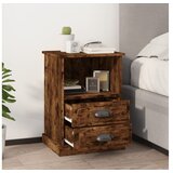 Noćni ormarići 2 kom boja dimljenog hrasta 43x36x60 cm | shoptok.hr