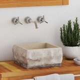 The Living Store Umivalnik krem 30x30x13 cm marmor - Umivalnik, (21751134) | Shoptok.si
