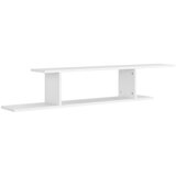  Zidna TV polica bijela 125 x 18 x 23 cm konstruirano drvo | Eponuda.ba