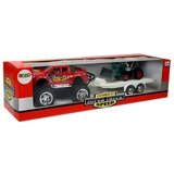  Set vozila s trenjem, terenskim automobilom crvene boje i bagerom | shoptok.hr