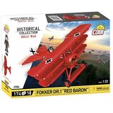 Cobi Zgodovinska zbirka Velika vojna - Letalo Fokker DR.1 "Red Baron" (2986), (21403476) | Shoptok.si