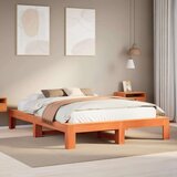vidaXL Okvir kreveta bez madraca voštano smeđi 150x200 cm od borovine | shoptok.hr
