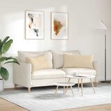  Jastučići za sofu 2 pcs Krema 80 x 40 cm tkanina | Eponuda.com