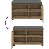  Klupa za hodnik Zanatski Hrast 80 x 38 x 46 cm | shoptok.hr