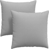  Jastučići za sofu 2 pcs Oblačnosiva 80 x 80 cm tkanina | shoptok.hr
