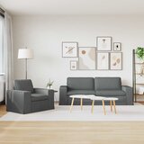  Set sofe 2 pcs Tamno siva 222 x 80 x 82 cm tkanina | Eponuda.com