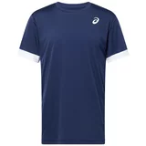 Asics Tehnička sportska majica tamno plava / bijela