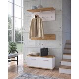 Mömax Stenski Obešalnik Hola, Barva Hrasta | Shoptok.si