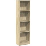 vidaXL Knjižna omara sonoma hrast 40x24x143 cm inženirski les | Shoptok.si