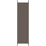 Sobna pregrada s 6 panela antracit 300x200 cm od tkanine | shoptok.hr