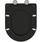 WC daska Crna 47 x 36 x 3,4 cm Duroplast | Eponuda.com