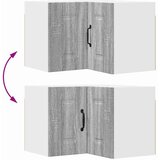 vidaXL Stenska kuhinjska omarica s polico Siva Sonoma 57 x 57 x 40 cm | Shoptok.si