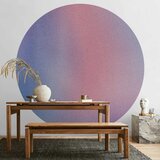  Okrugla fototapeta - Rainbow gradient - a delicate multicoloured gradient reminiscent of mist 140x140 | shoptok.hr