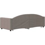  Dnevni krevet na razvlačenje smeđesivi 80 x 200 cm od tkanine | shoptok.hr