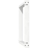  Noge za blagovaonski stol U-oblik 2 kom Bijele 70 x (72-73) cm Čelik | shoptok.hr