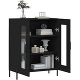  Komoda crna 69,5 x 34 x 90 cm od konstruiranog drva | Eponuda.com
