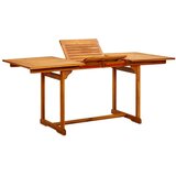  Vrtni blagovaonski stol (120-170) x 80 x 75 cm od drva bagrema | shoptok.hr