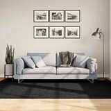  Tepih OVIEDO kratkih vlakana crni 160 x 230 cm | shoptok.hr