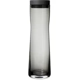 Črna steklena karafa za vodo Splash, 1 l