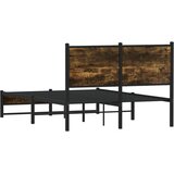  Metalni okvir kreveta bez madraca boja hrasta 120x190 cm | shoptok.hr