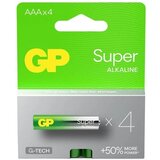 GP Batteries Baterija alkalna GP SUPER G-TECH R3 AAA 1.5V, 4kom, (21009977) | Shoptok.si