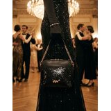 Vuch Crossbody torba Fossy Sequin Mini Black, 17 x 20 cm Slike