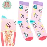 Čarape za djevojčice Cutie Star, Roze