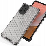 HURTEL Honeycomb pancirna futrola sa silikonskim okvirom za Samsung Galaxy A72 4G - Prozirna | shoptok.hr