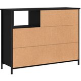 vidaXL Komoda crna 100x33x75 cm od konstruiranog drva | shoptok.hr
