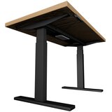 Uvi Desk okvir crni i ploča prirodni hrast | shoptok.hr
