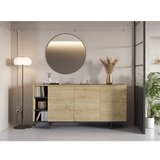 Marckeric Nizka komoda v hrastovem dekorju 170x80 cm Cequoia – | Shoptok.si