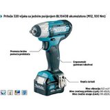 Makita akumulatorski udarni odvijač TW140DSME | ePonuda.com