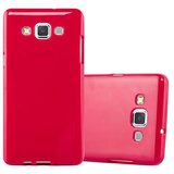 Cadorabo Ohišje, združljiv s Samsungom v Jelly Red - Zaščitni pokrov, narejen iz fleksibilnega silikona TPU, (20592825) Cene