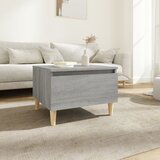 The Living Store Stranska mizica siva sonoma 50x46x35 cm inženirski les - Stranska Mizica, (21835572) | Shoptok.si