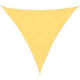 vidaXL Senčno jadro 160 g/m² bež 4x4x4 m HDPE | Shoptok.si