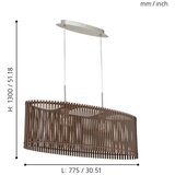 Eglo 96201 - visilica sendero 2xE27/60W/230V | Eponuda.com