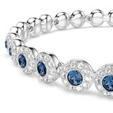 Swarovski Zapestnica modra / srebrna | Shoptok.si