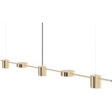 Toolight APP929-5CP GOLD LED viseća stropna svjetiljka | shoptok.hr