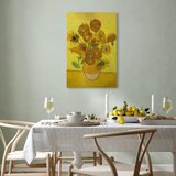  Slika - Vincent van Gogh – Still Life: Vase With Fifteen Sunflowers 40x60 Na talijanskom platnu | shoptok.hr