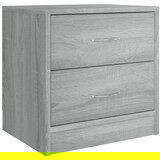 Furnova Nočna omarica siva sonoma 40x30x40 cm inženirski les, (21926245) | Shoptok.si
