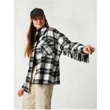 Koton Lumberjack Shirt and Jacket Tassel Detail Pockets and Buttons. | Shoptok.si