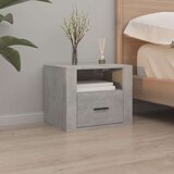 vidaXL Zidni noćni ormarići 2 kom siva boja betona 50x36x40 cm | shoptok.hr