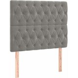 Box spring krevet s madracem svjetlosivi 100x200 cm baršunasti | shoptok.hr