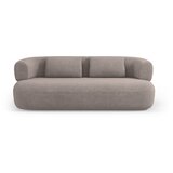 Micadoni Svetlo rjava sedežna garnitura iz tkanine bouclé 178 cm Jenny – | Shoptok.si