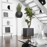 Capi Cvetlični lonec Urban Smooth kvadraten 40x40x40 cm črn, (20758834) | Shoptok.si
