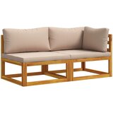  Kauč sa sjedećnicama u kutu 100 % poliester Solid-Acacia | shoptok.hr