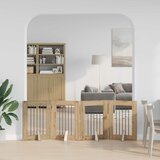 Vrata za pse s postoljem 4 pcs Hrast artisan 60 x 80 cm | shoptok.hr