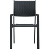  Vrtna jedilna garnitura 7-delna črna, (20673010) | Shoptok.si