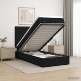  Podesivi krevet s madracem Crna 80 x 200 cm Tkanina | shoptok.hr